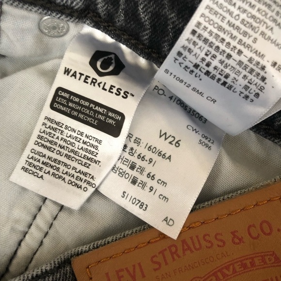 Levi’s 501 Denim Shorts Size 26 - Picture 4 of 4